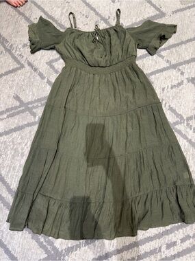 Indigo Rose 2X Sage Green Top